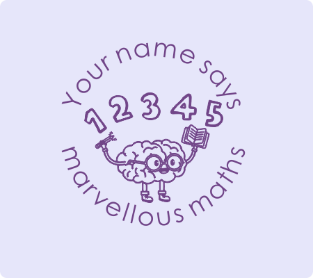 Brain Maths Stamp