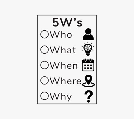 5W's Stamp