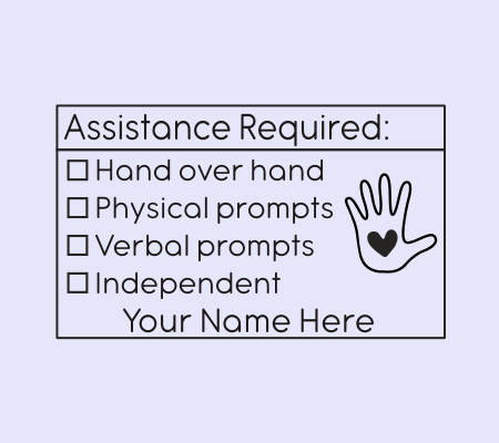 Assistance Required Stamp