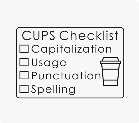 CUPS Checklist Stamp