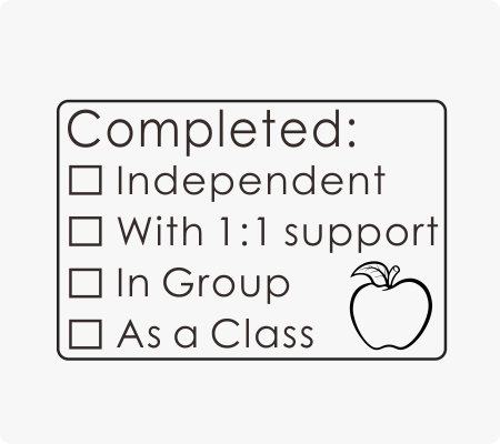 Check Completed Stamp