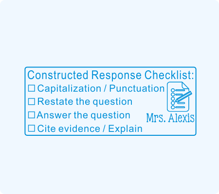Constructed Response Checklist