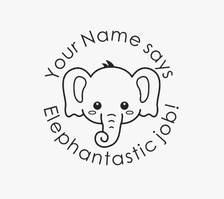 Elephant Stamp