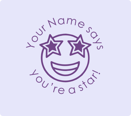 You're a Star Emoji Stamp