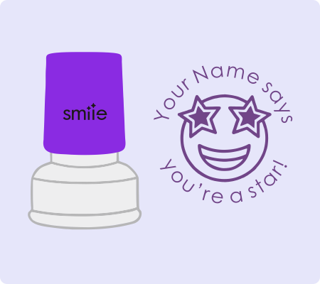 You're a Star Emoji Stamp