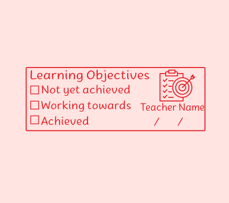 Learning Objectives Stamp