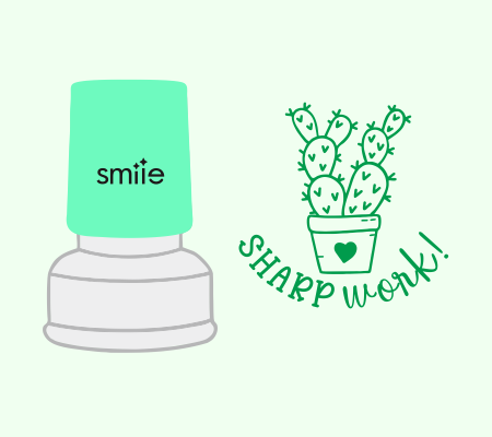 Cactus Sharp Work Stamp