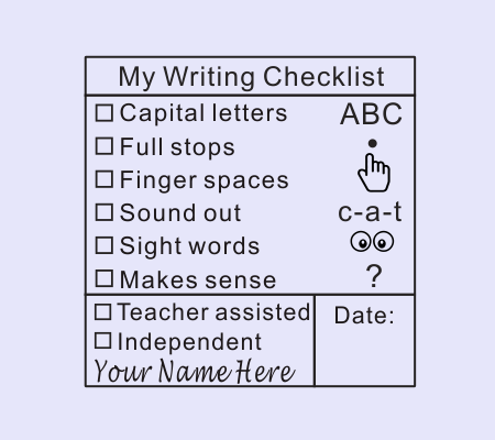 My Writing Checklist
