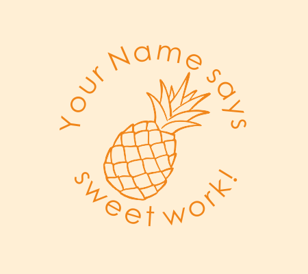 Pineapple Stamp