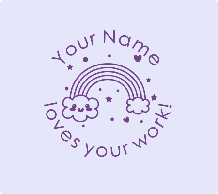 Rainbow Stamp