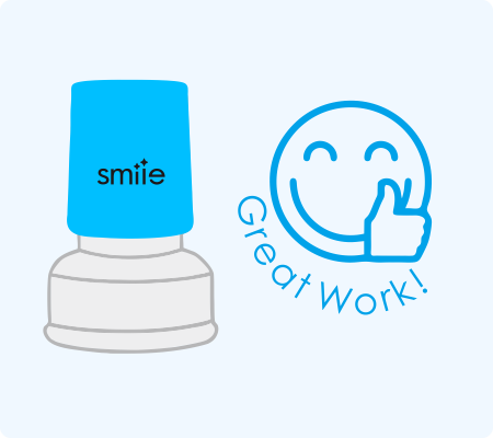 Emoji Great Work Stamp