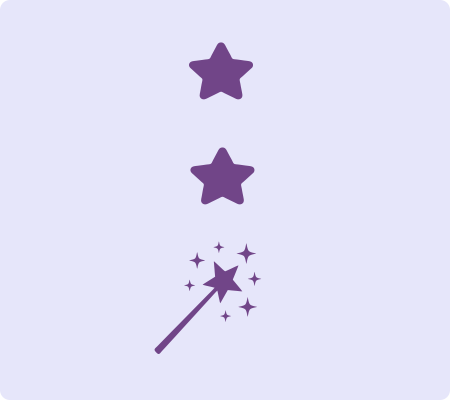 Star and Wish Stamp