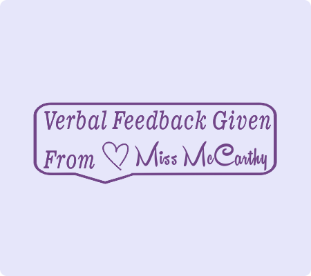 Verbal Feedback Given