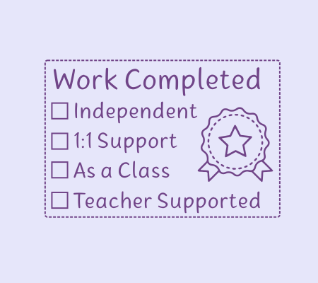 Work Completed Stamp