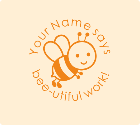 Bee-utiful Work Stamp