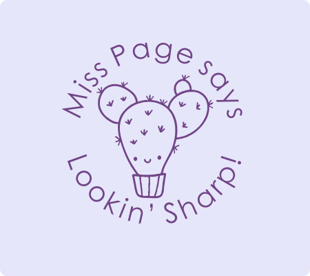 Catcus Lookin Sharp Stamp