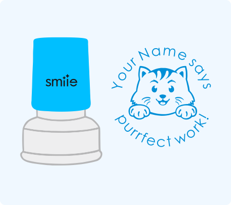 Cat Purrfect Work Stamp