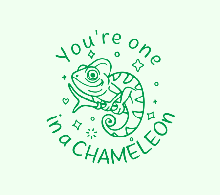 Chameleon Stamp