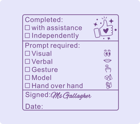 Checklist Stamp- Style 1