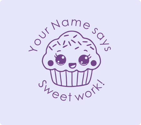 Cupcake Sweet Work Stamp