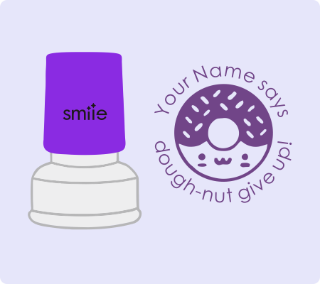 Donut Give Up Stamp