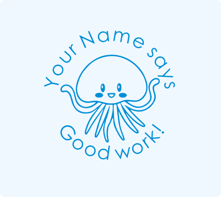 Jellyfish Stamp