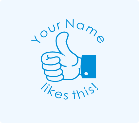 Thumb Up Likes This Stamp
