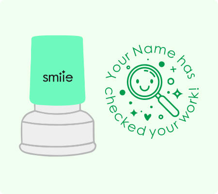 Magnifying Glass Stamp