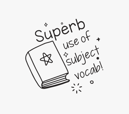 Use of Subject Vocab!