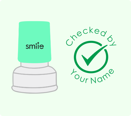 Tick Checked By Stamp