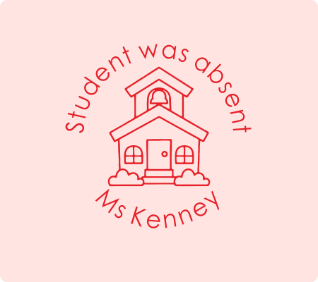 Student Absent Stamp