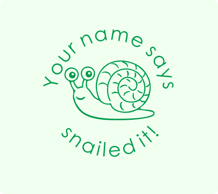 Snail Stamp