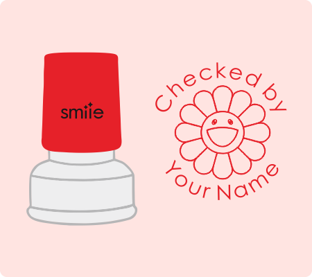 Checked By Teacher Stamp