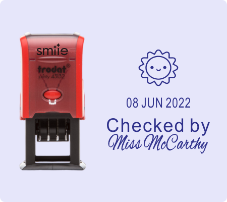 Teacher Date Stamp- Sun