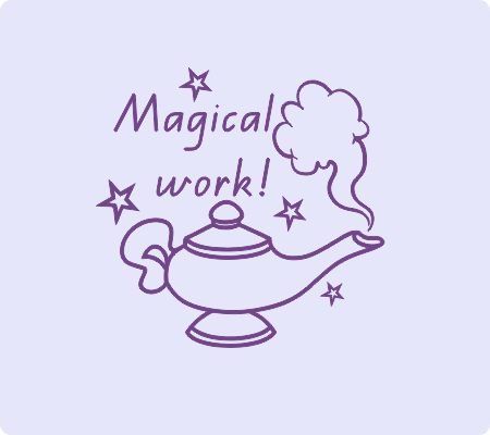 Magical Work Stamp