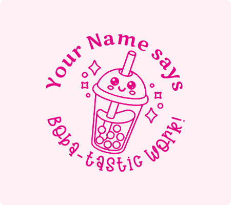 Boba-tastic Work Stamps