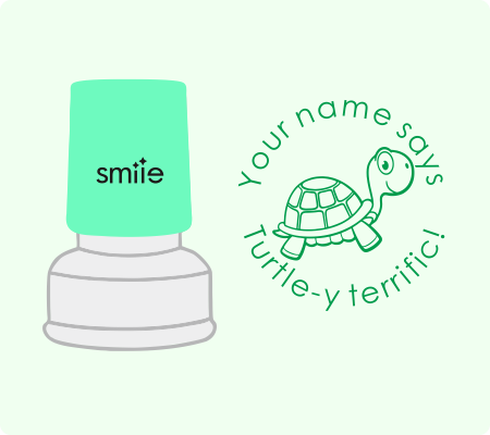 Turtle-y Terrific Stamp