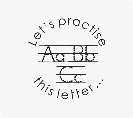 Letter Practise Stamp
