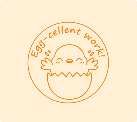Egg-cellent Work Stamps