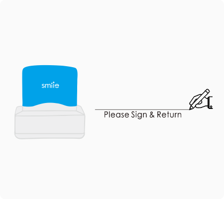 Sign & Return Stamp -Style 2
