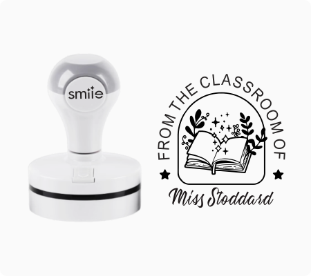 Teacher Library Stamp -Style 20