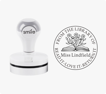 Teacher Library Stamp -Style 15