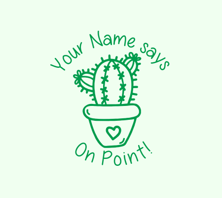 Cactus Stamp