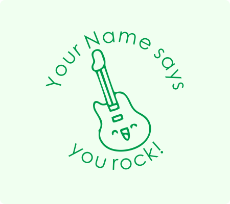 Electric Guitar Stamps