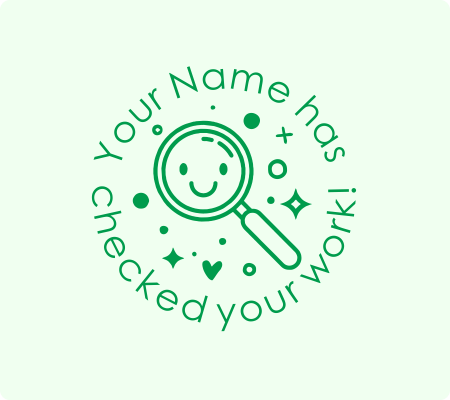 Magnifying Glass Stamp