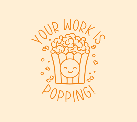 Popcorn Stamp