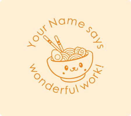 Noodles Stamp