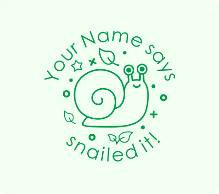 Snail Stamp