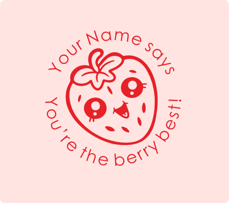 Strawberries Stamp